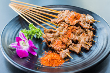 烤牛肉串