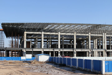 建设中的丹东机场新航站楼