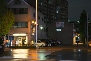 大阪街头夜景