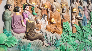 佛教人物浮雕