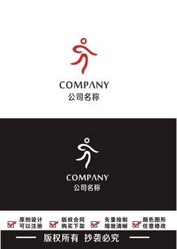 运动奔跑logo