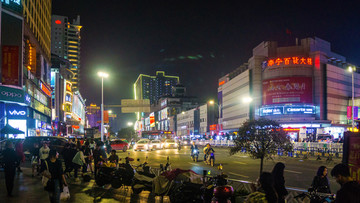 朝阳广场夜景