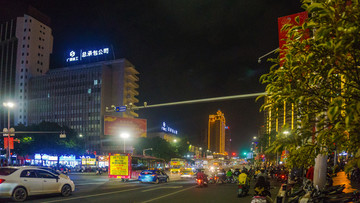 朝阳广场夜景