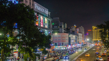 朝阳广场夜景