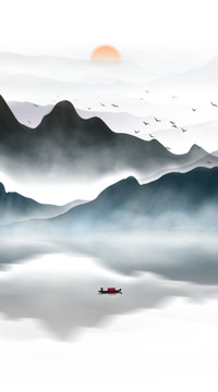 山水画
