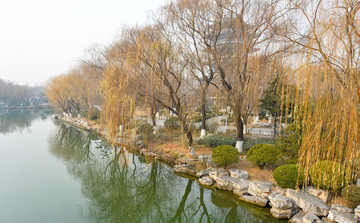 大明湖冬景