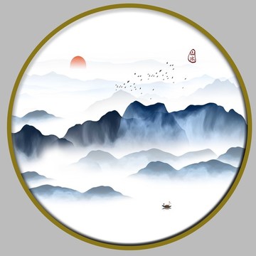 山水画