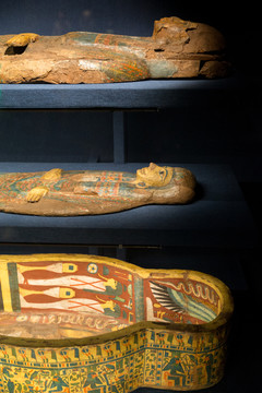 古埃及木乃伊人形棺