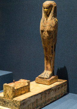 埃及陪葬品奥西里斯小雕像
