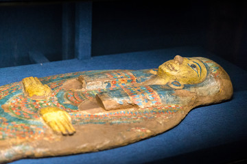 古埃及人形棺盖