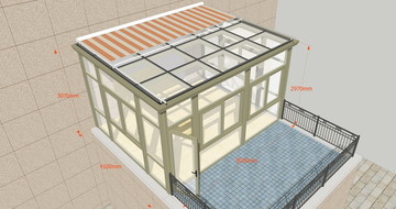 铝合金阳光房装修效果图