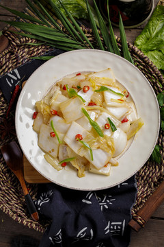 炝锅白菜