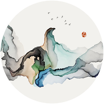 水墨意境装饰画