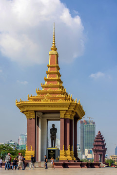 柬埔寨金边独立广场