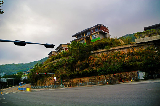 街头建筑道路