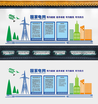 国家电网文化墙