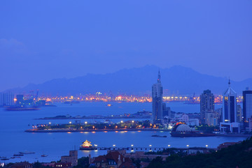 青岛城市夜景