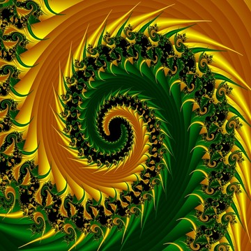 螺旋抽象立体图案