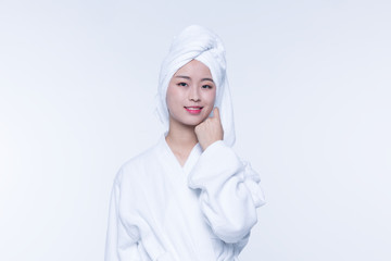 浴袍套装高清摄影图