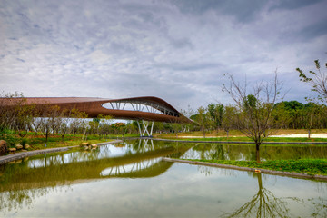 兰溪兰湖景区景观桥