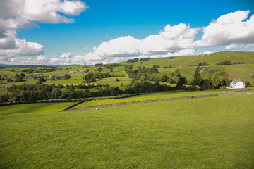 英国英格兰草原草场自然风光