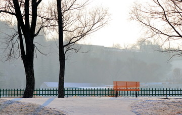 雪景园林