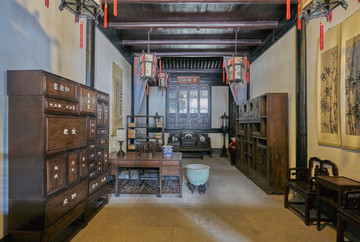 江南古建筑书画室
