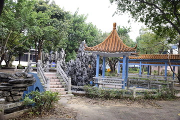 公园假山