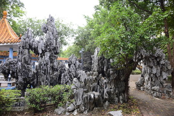 公园假山