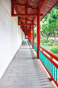 西禅寺走廊