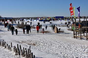 第二届鄂尔多斯冰雪那达慕开幕