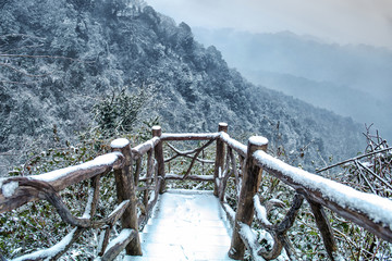 蒙顶山观景平台