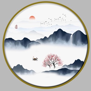 意境山水装饰画