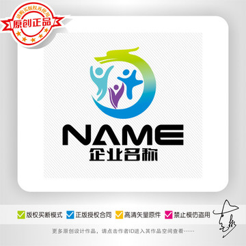 文化体育教育学校培训logo