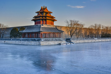 北京故宫冬景