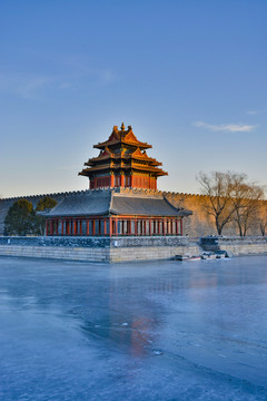 北京故宫冬景