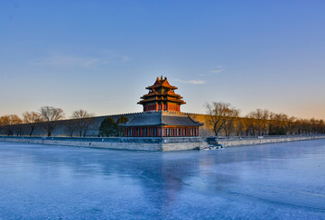 北京故宫冬景