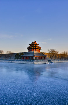 北京故宫冬景
