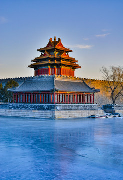 北京故宫冬景