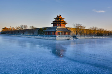 故宫角楼冬景