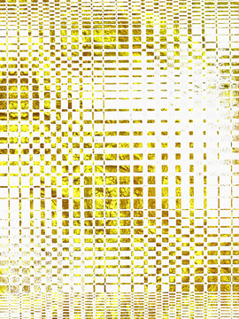 竖版金箔波光粼粼抽象装饰画