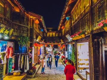 丽江夜景