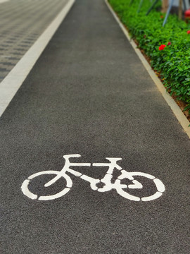 沥青自行车道