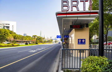 城市BRT公交系统站台