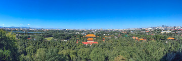 景山公园北京中轴线全景