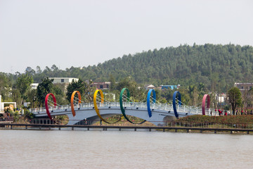 公园彩虹桥