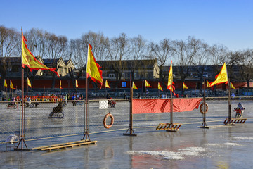 北海公园滑冰