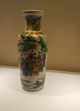 长亭饯别图瓷瓶