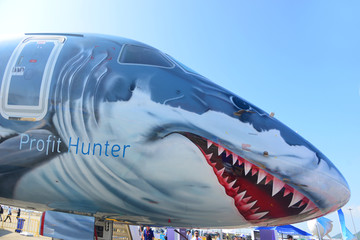 大白鲨造型的支线客机