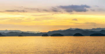 千岛湖美丽的山水风光